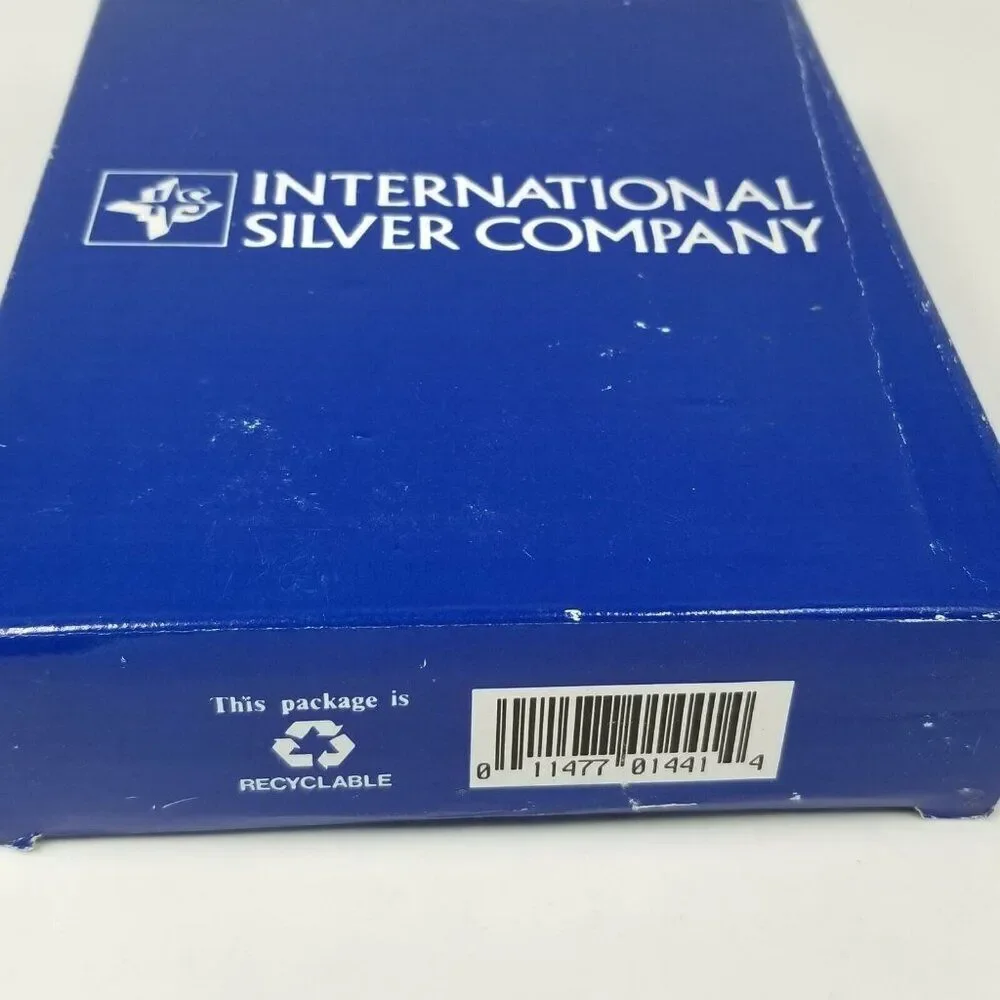 International Silver Company Silver Plate Tri Fold Photo Frame New